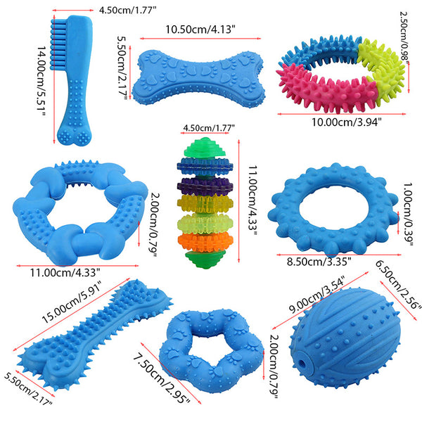 Cute Rubber Resistant Bite Clean Teeth Toy