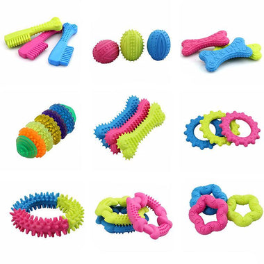 Cute Rubber Resistant Bite Clean Teeth Toy