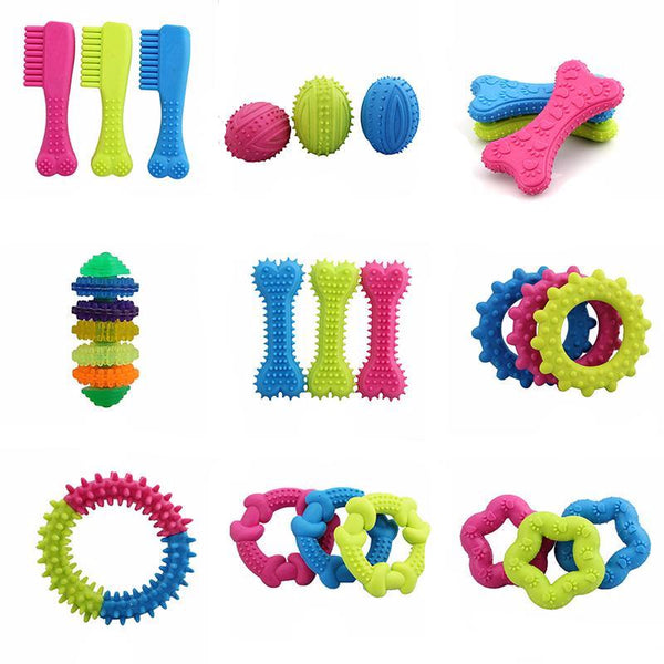 Cute Rubber Resistant Bite Clean Teeth Toy