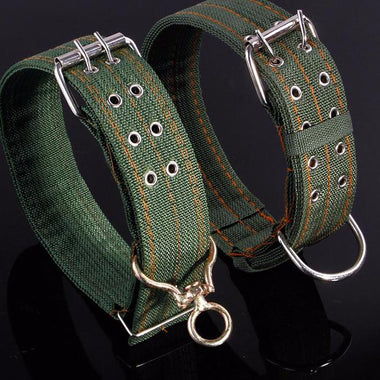 Army Green Adjustable Pet Dog Collar