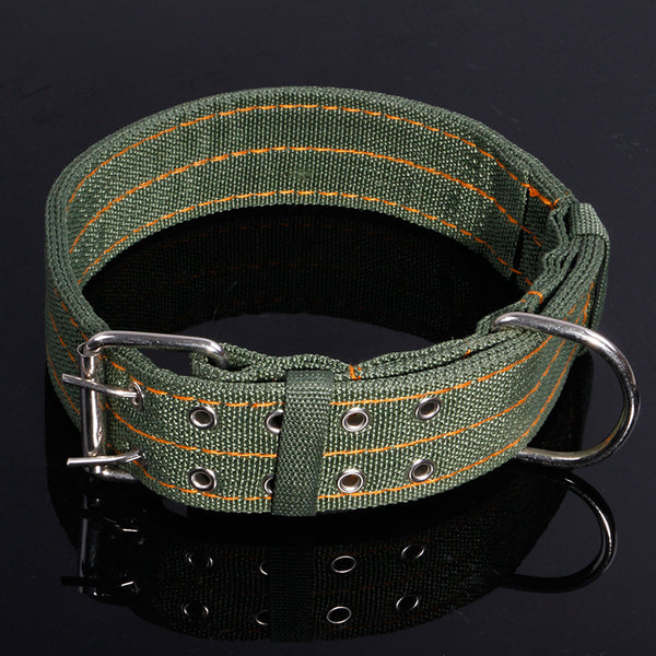 Army Green Adjustable Pet Dog Collar