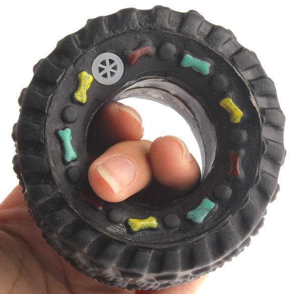 Tyre Treads Squeaky Toy