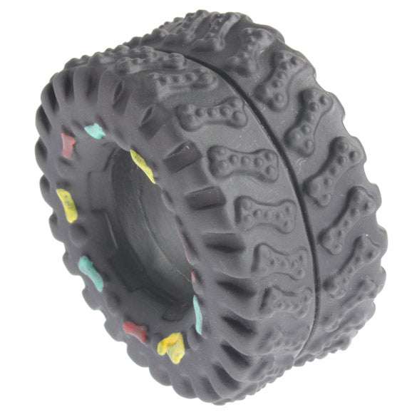 Tyre Treads Squeaky Toy