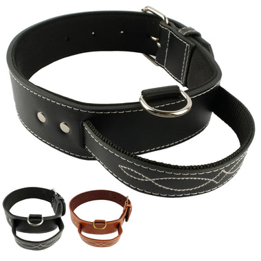Quick Control Padded Leather Collar