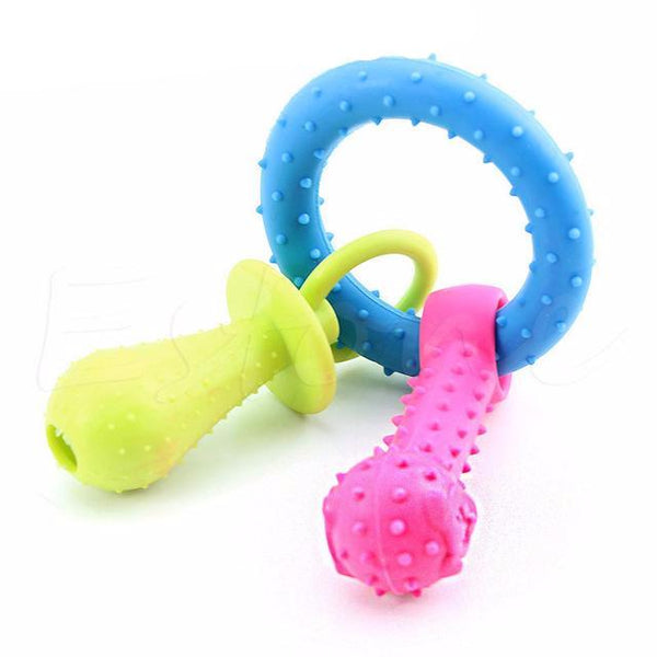 Cute Rubber Resistant Bite Clean Teeth Toy