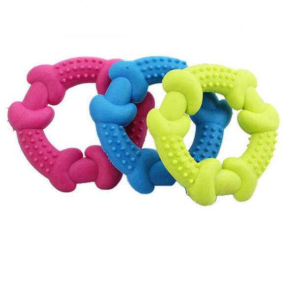 Cute Rubber Resistant Bite Clean Teeth Toy