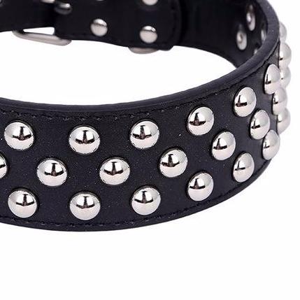 3 Rows Studs Large Dog Collar