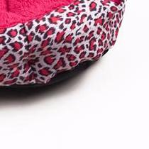 Colorful Leopard Print Dog Bed