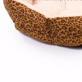 Colorful Leopard Print Dog Bed
